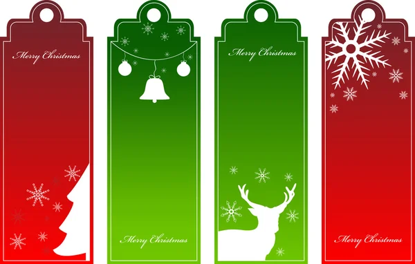 Etiquetas de Navidad — Archivo Imágenes Vectoriales