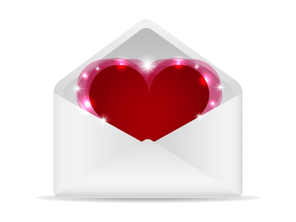 Aşk mektubu — Stok Vektör