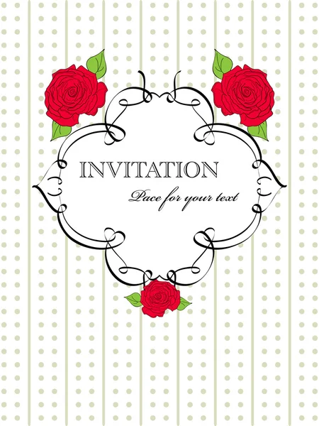 Modèle d'invitation — Image vectorielle