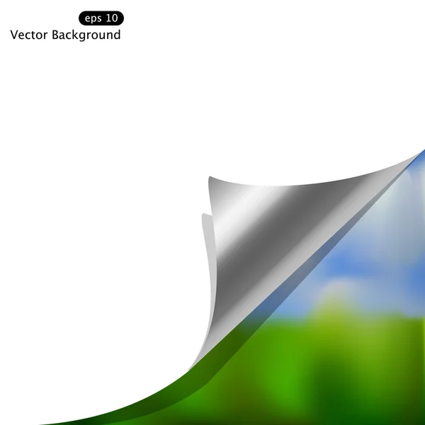 Paisaje vectorial — Vector de stock