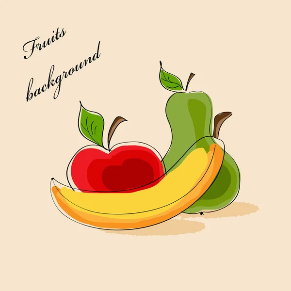 Fruits — Image vectorielle