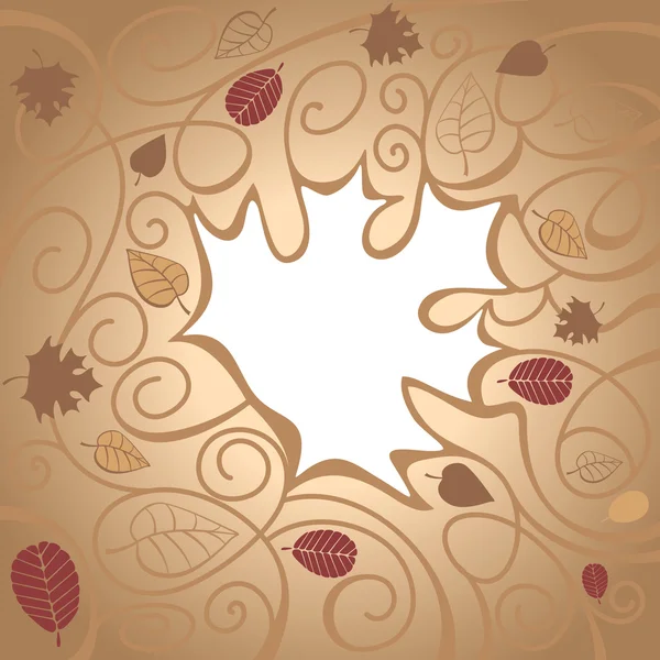Abstract autumn background — Stock Vector