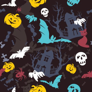 Halloween background clipart