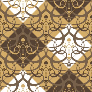 Abstract seamless traditional background clipart