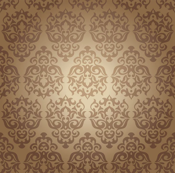 Seamless damask wallpaper — Stock Vector