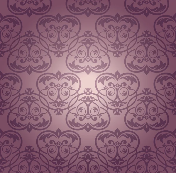抽象的なシームレスダマスク壁紙ベクトルイラスト — ストックベクタ
