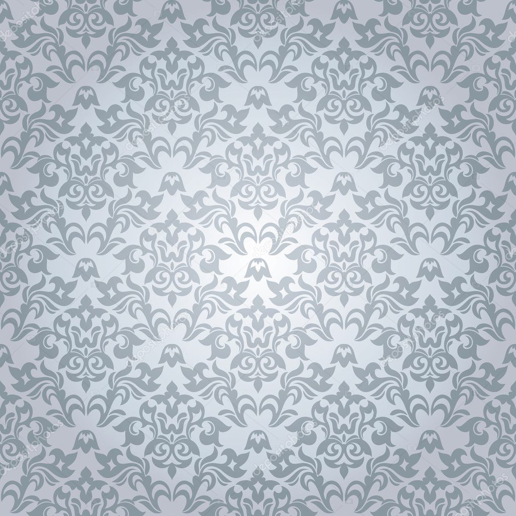Seamless damask wallpaper ⬇ Vector Image by © SelenaMay Vector Stock