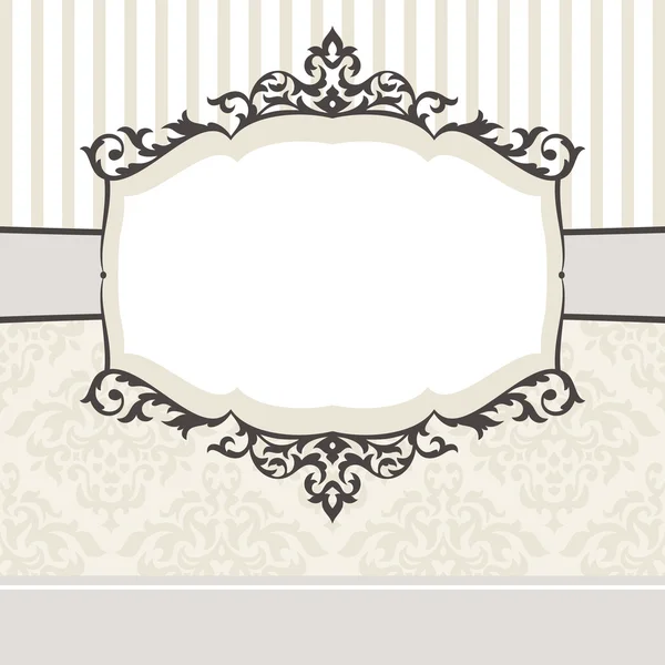 Decoratieve vintage frame — Stockvector