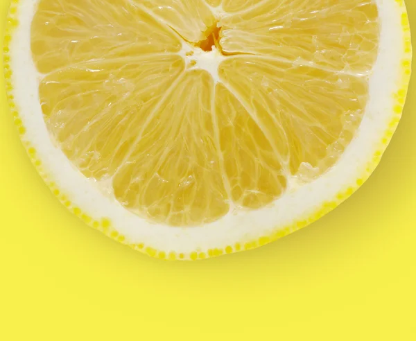 Sarı limon dilimi — Stok fotoğraf