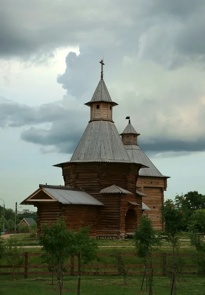 Träkyrkan Ryssland — Stockfoto