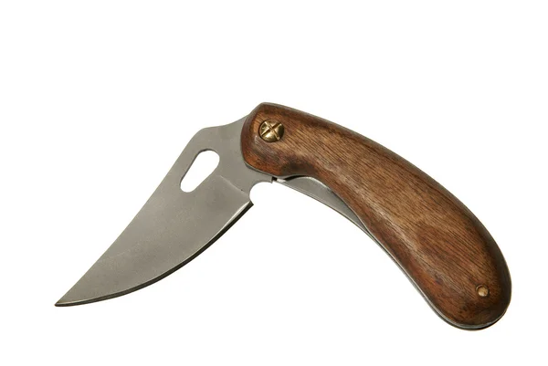 Penknife em um fundo branco — Fotografia de Stock