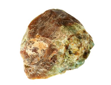 beyaz zemin üzerinde mineral opal
