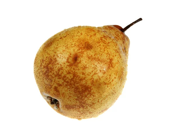 白色背景上的黄色梨子 — 图库照片