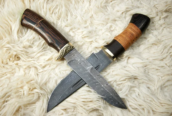 Hunting Knifes Skin Ram — Stock Photo, Image