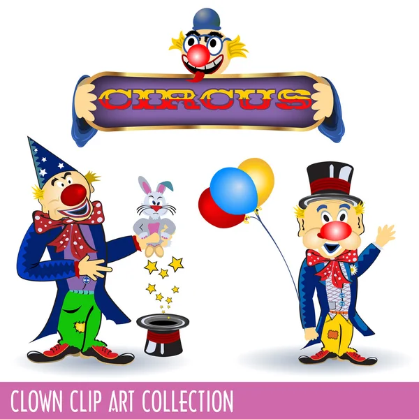 Clowns — Stockvector