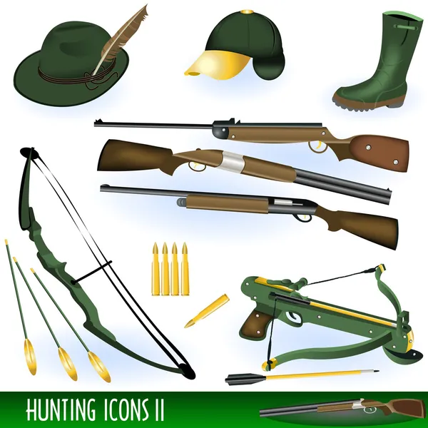 狩猎图标 2 — 图库矢量图片