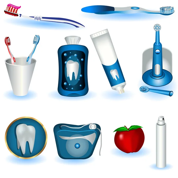 Higiene dental — Vector de stock