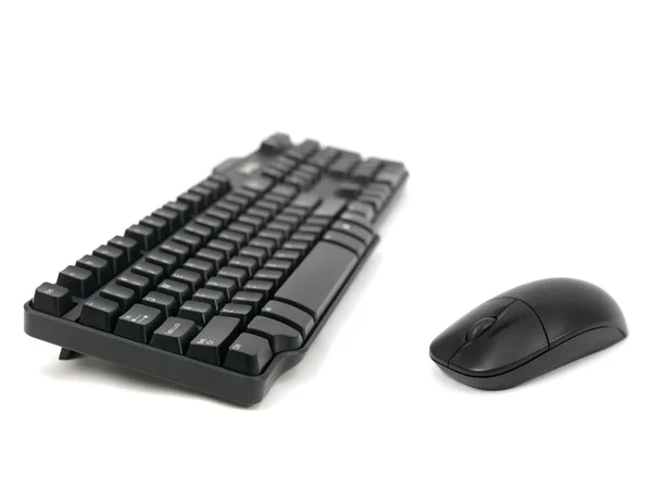 Teclado de computador e mouse — Fotografia de Stock