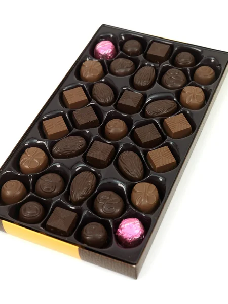Csokoládé ajándék doboz — Stock Fotó