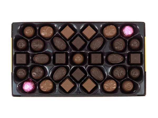 Csokoládé ajándék doboz — Stock Fotó