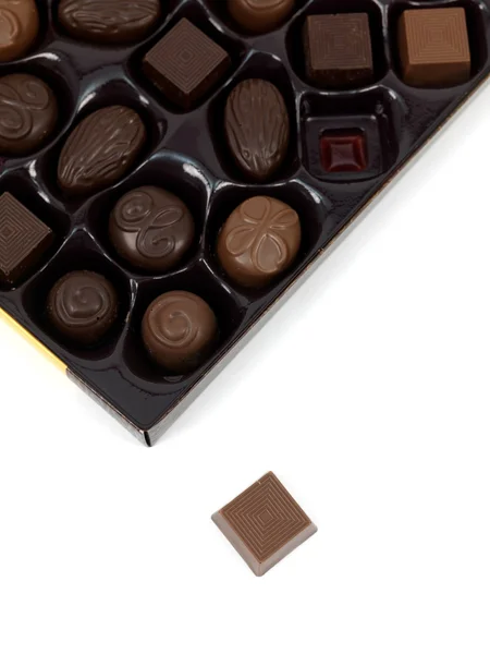 Chocolate Gift Box — Stock Photo, Image