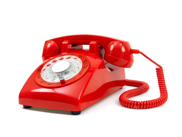 Κόκκινο τηλέφωνο — Φωτογραφία Αρχείου