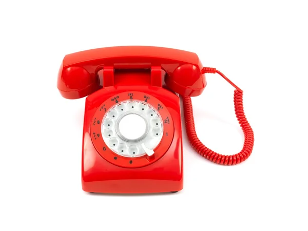 Telefone vermelho — Fotografia de Stock