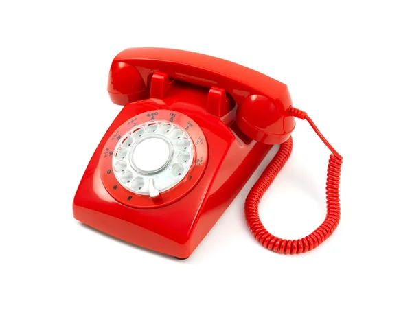 Telefone vermelho — Fotografia de Stock