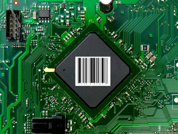 Počítačový čip — Stock fotografie