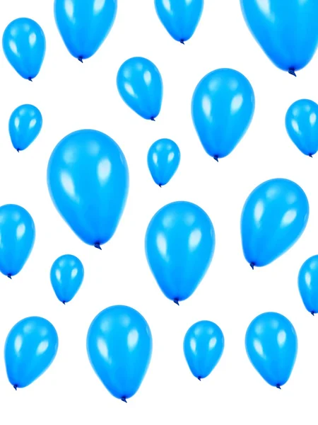 Blå ballonger — Stockfoto