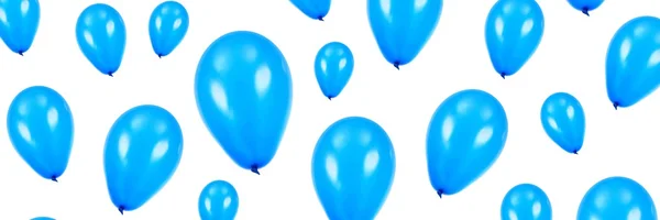 Blauwe ballonnen — Stockfoto