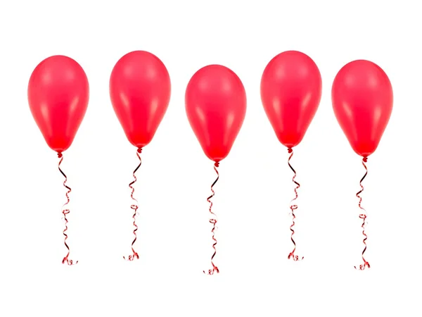 Kırmızı Balonlar — Stok fotoğraf