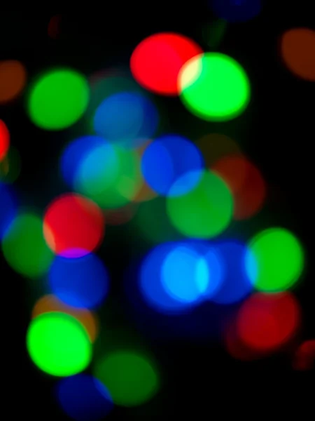 Kerstboomverlichting — Stockfoto