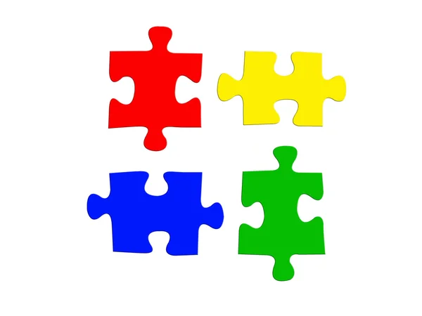 Jigsaw Pieces — Stock Photo © kitchbain #4480118