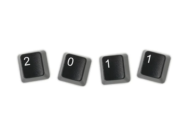 stock image 2011 Keyboard Key