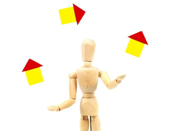Juggling Manneguin — Stock Photo, Image