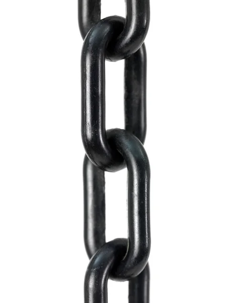 Black Chain Isolated White Background — Stock Photo, Image