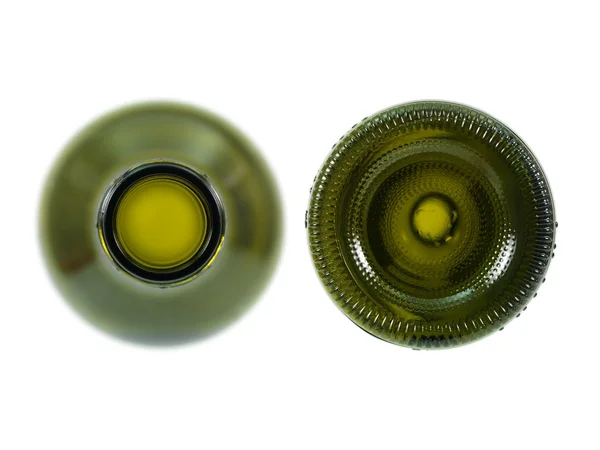 Garrafas de vinho branco — Fotografia de Stock