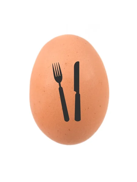 Целое яйцо — стоковое фото