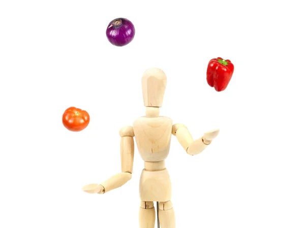 Żonglerka zdrowia — Zdjęcie stockowe
