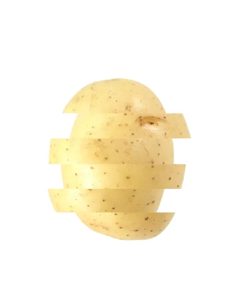 Gesneden aardappel — Stockfoto
