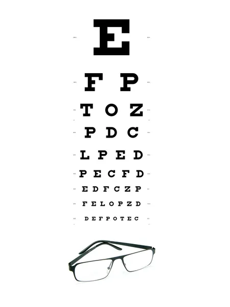 Carta ocular — Foto de Stock