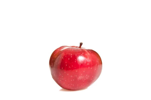 Φρέσκα κόκκινα μήλα ζουμερά φυσικό — Φωτογραφία Αρχείου