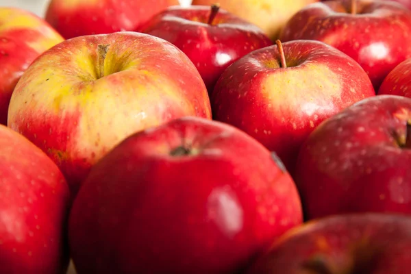 stock image Fresh red juicy natural apples