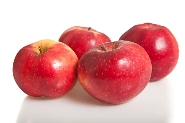 Fresh red juicy natural apples Stock Picture