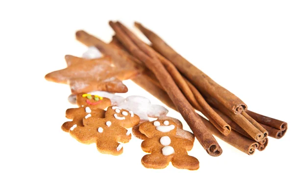 Biscuits au gingembre maison traditionnels — Photo