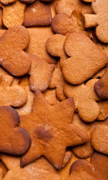 stock image Traditional home baked ginger cookies