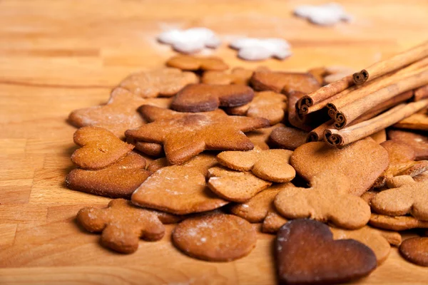 stock image Traditional home baked ginger cookies