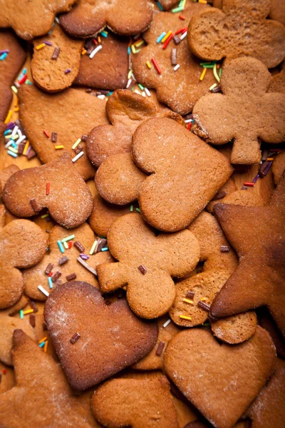 stock image Traditional home baked ginger cookies