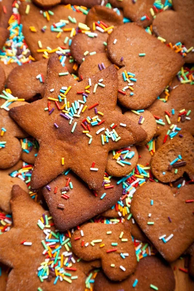 stock image Traditional home baked ginger cookies